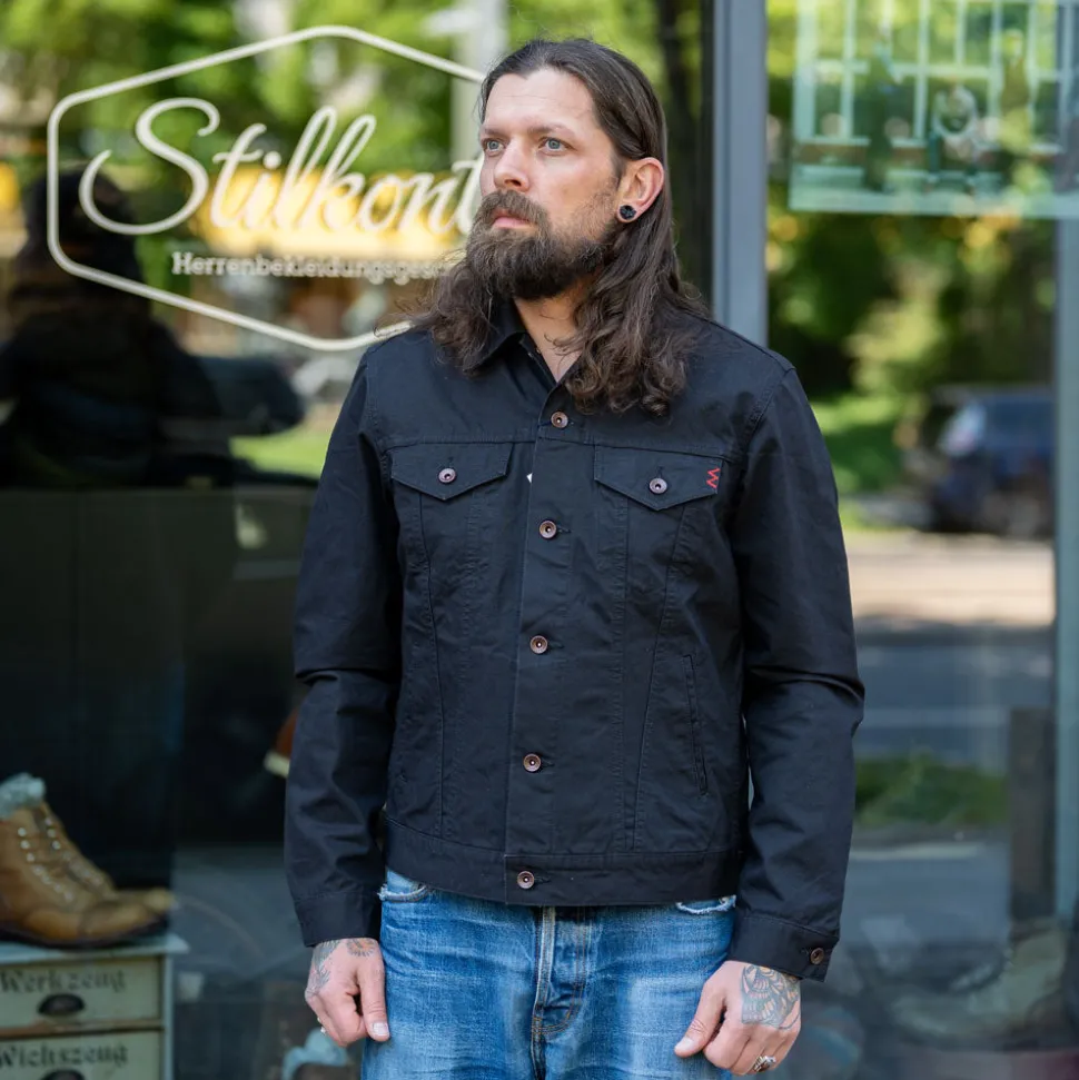 9oz. Canvas Type III Jacket IHJ-147 Black