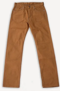 17oz Duck Straight Cut Jeans IH-634D Brown