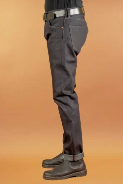 18oz Tight Tapered Denim Indigogrey