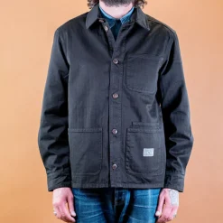 P41 Utility Jacket Herringbone Black