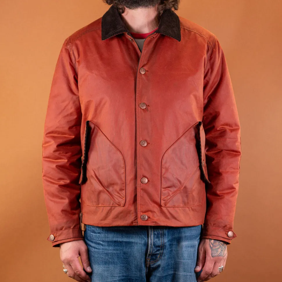Pollux Waxed Cotton Jacket K6109 Brick Red