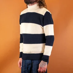 Signal Rollkragen Pullover Seashell/Ink