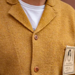 Strickjacke Max 3 18 Oz. Ocker