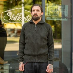 Troyer Merinowolle Olive