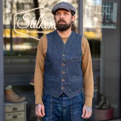 Vest Wabash Denim Indigo Blue