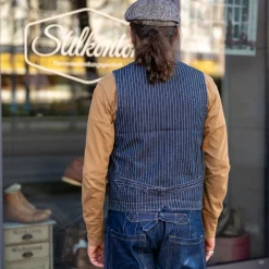 Vest Wabash Denim Indigo Blue