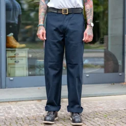Wide Trousers 10oz. Twill Navy
