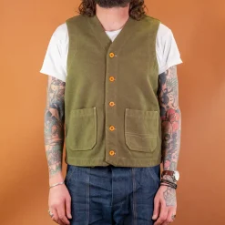 Wool Vest Green
