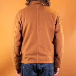 Wool Work Jacket Duck Brown